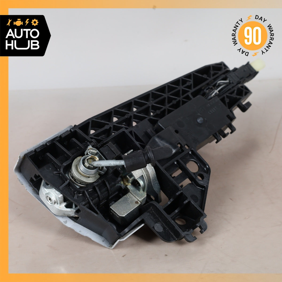 Audi D4 A8L Front Left Driver Exterior Door Handle Black 4H1837885 OEM - photo 4