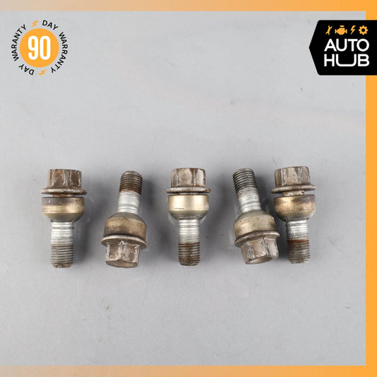 10-16 Porsche Panamera 970 Turbo Wheel Rim Lug Nut Bolt Set of 5 Silver OEM - photo 1