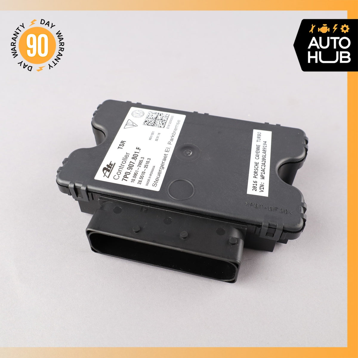 11-18 Porsche Cayenne 958 Electronic Parking Brake Control Module 7P0907801F OEM - photo 1