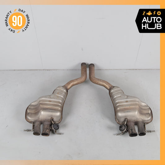 03-12 Bentley Continental GT Exhaust Muffler Mufflers Right & Left Set OEM - photo 1