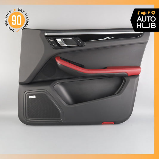 15-24 Porsche Macan 95B Front Right Passenger Side Interior Door Panel Black OEM - photo 1