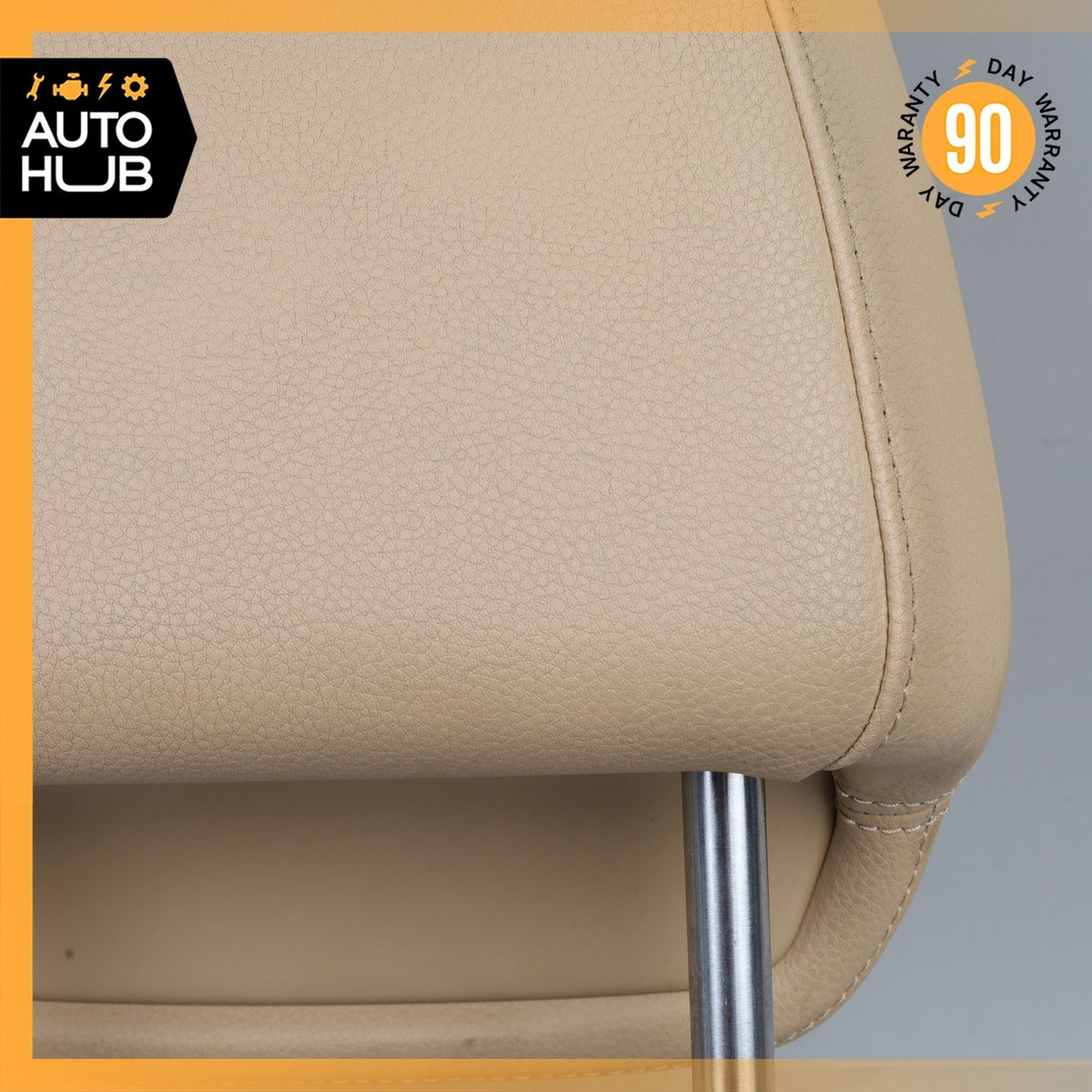 11-14 Porsche Cayenne 958 Hybrid S Front Left Side Headrest Head Rest Beige OEM - photo 16