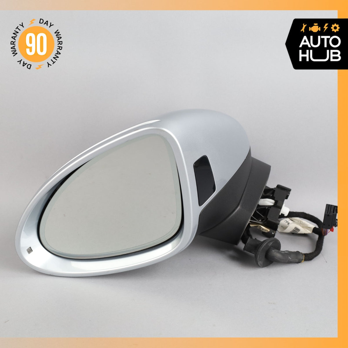 15-18 Porsche Cayenne 958 Left Side Rear View Door Mirror w/ Blind Spot OEM 31k - photo 5