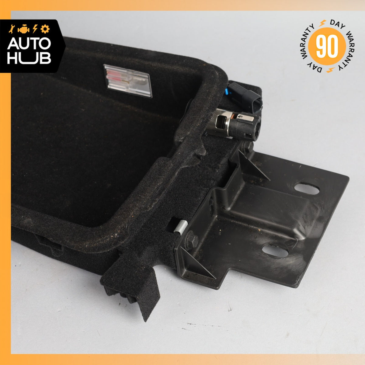 04-06 Cadillac XLR Center Console Arm Rest Armrest Storage Black OEM - photo 11