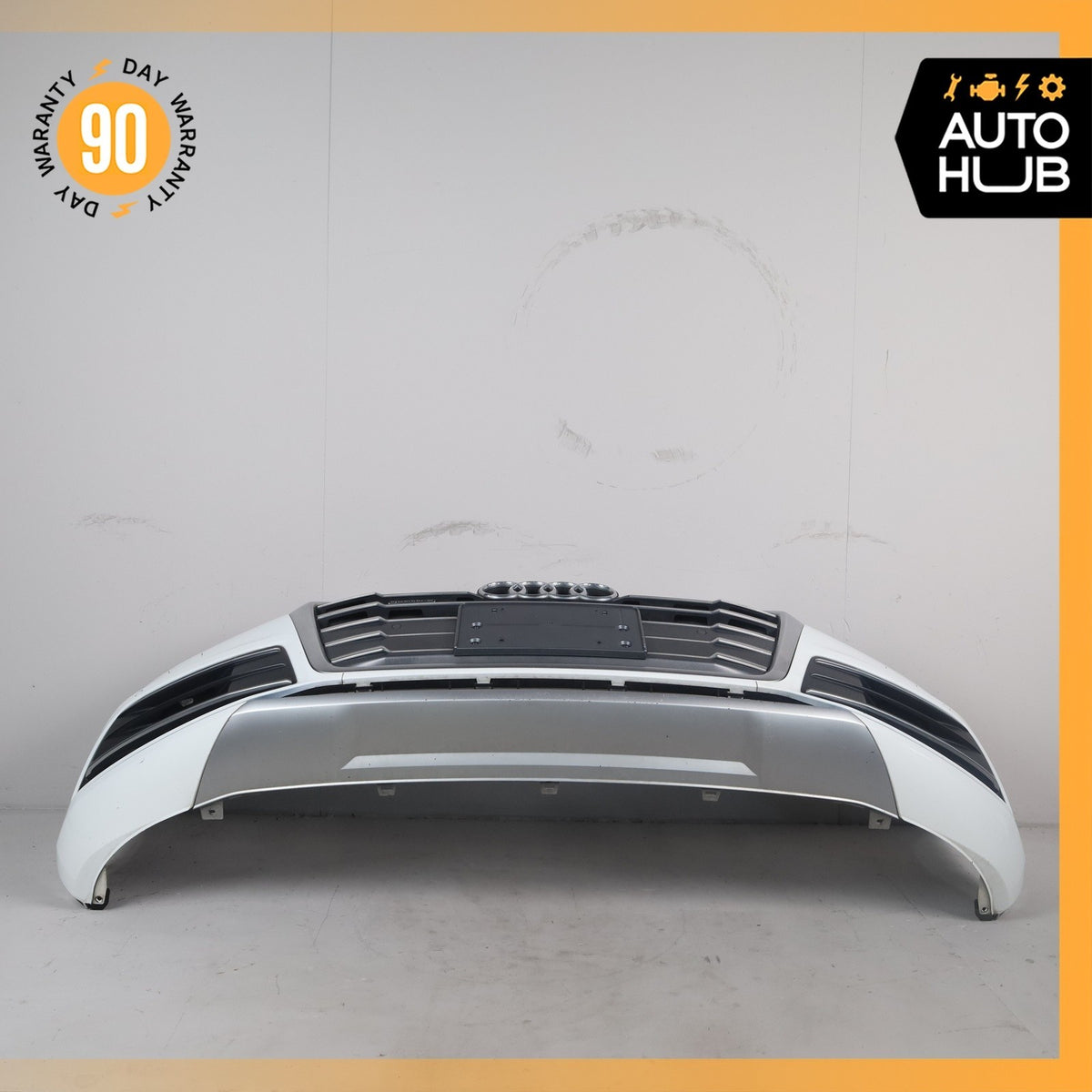 18-20 Audi FY Q5 Front Bumper Cover Assembly White OEM - photo 15