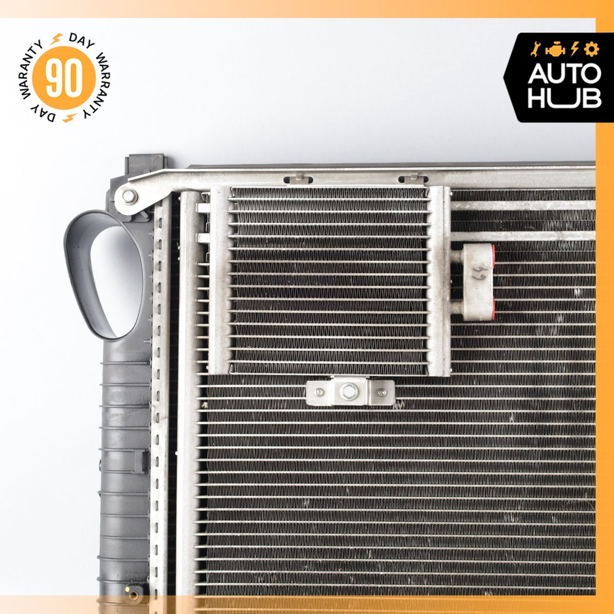 03-06 Mercedes R230 SL500 Cooling Radiator A/C Condensor Oil Cooler OEM - photo 8