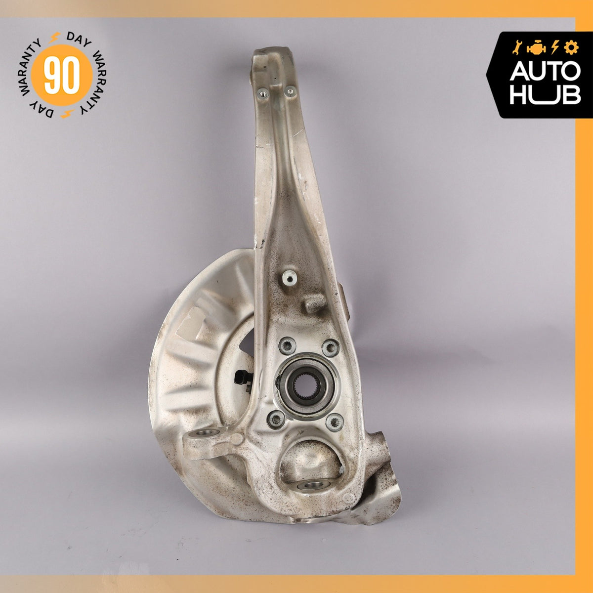 11-18 Porsche Cayenne 958 Front Left Knuckle Spindle 7P0615311B OEM - photo 9