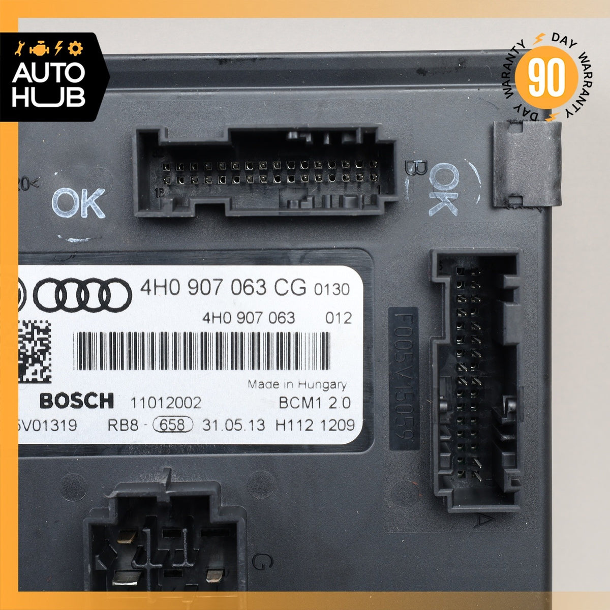 12-15 Audi C7 S6 A6 Body Comfort Onboard Control Module Unit BCM BCU OEM 51k - photo 5