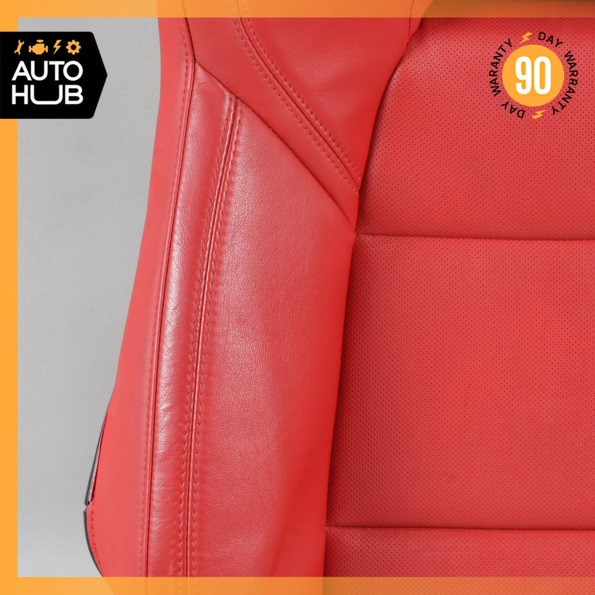 14-19 Chevrolet Corvette C7 Right Side Top Upper Seat Cushion Adrenaline Red OEM - photo 5