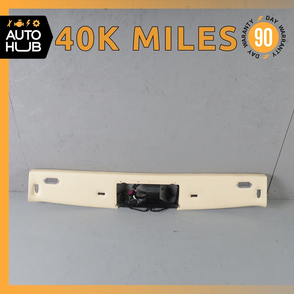 Bentley Continental GTC Front Window Top Upper Headliner Trim Panel OEM 40k - photo 1
