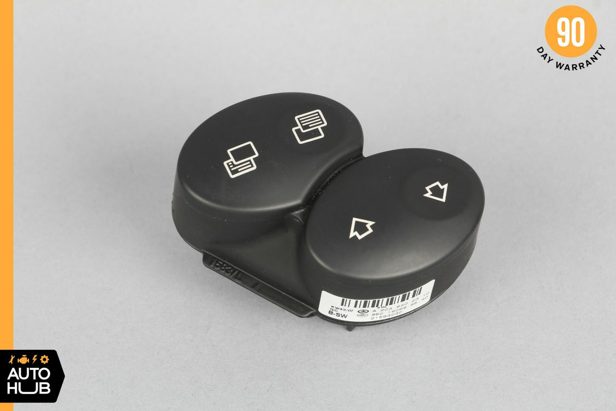 03-11 Mercedes W211 E350 CLK500 CLS500 Steering Wheel Control Button Black OEM - photo 1