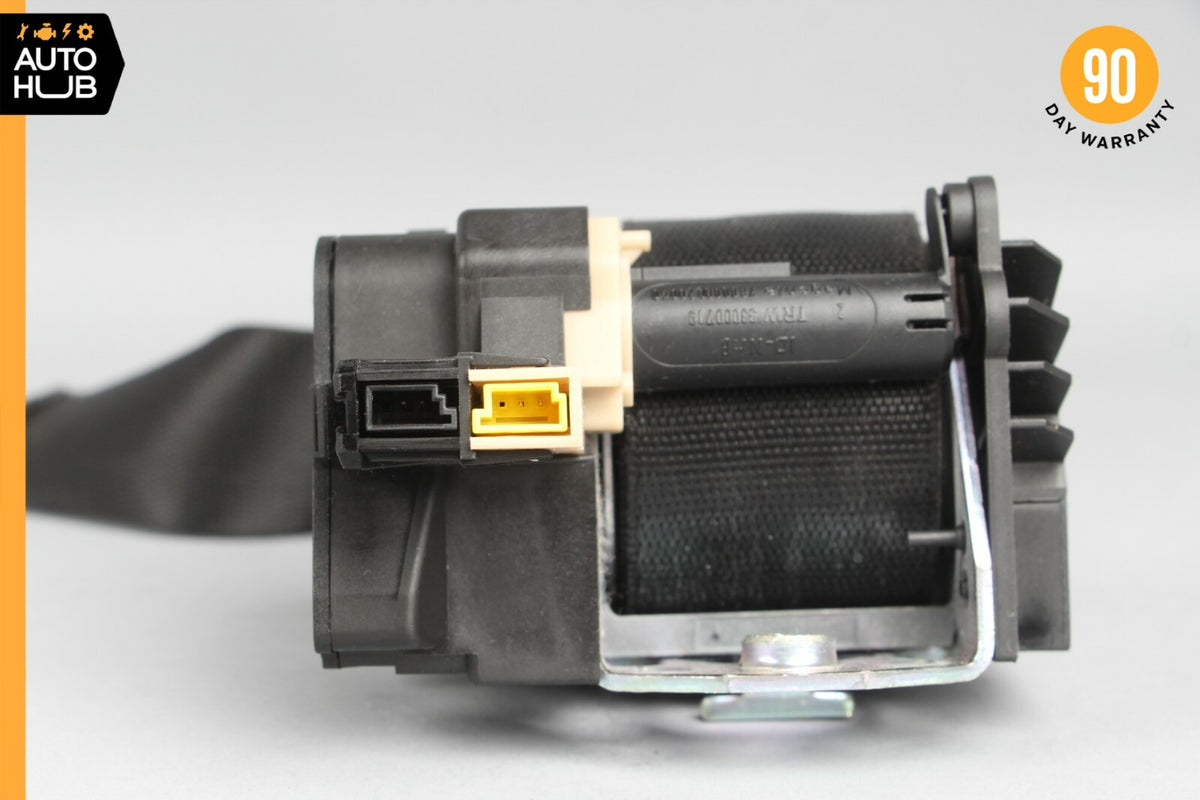 07-10 Mercede W216 CL63 CL550 CL600 Front Left Driver Side Seat Belt Black OEM - photo 3