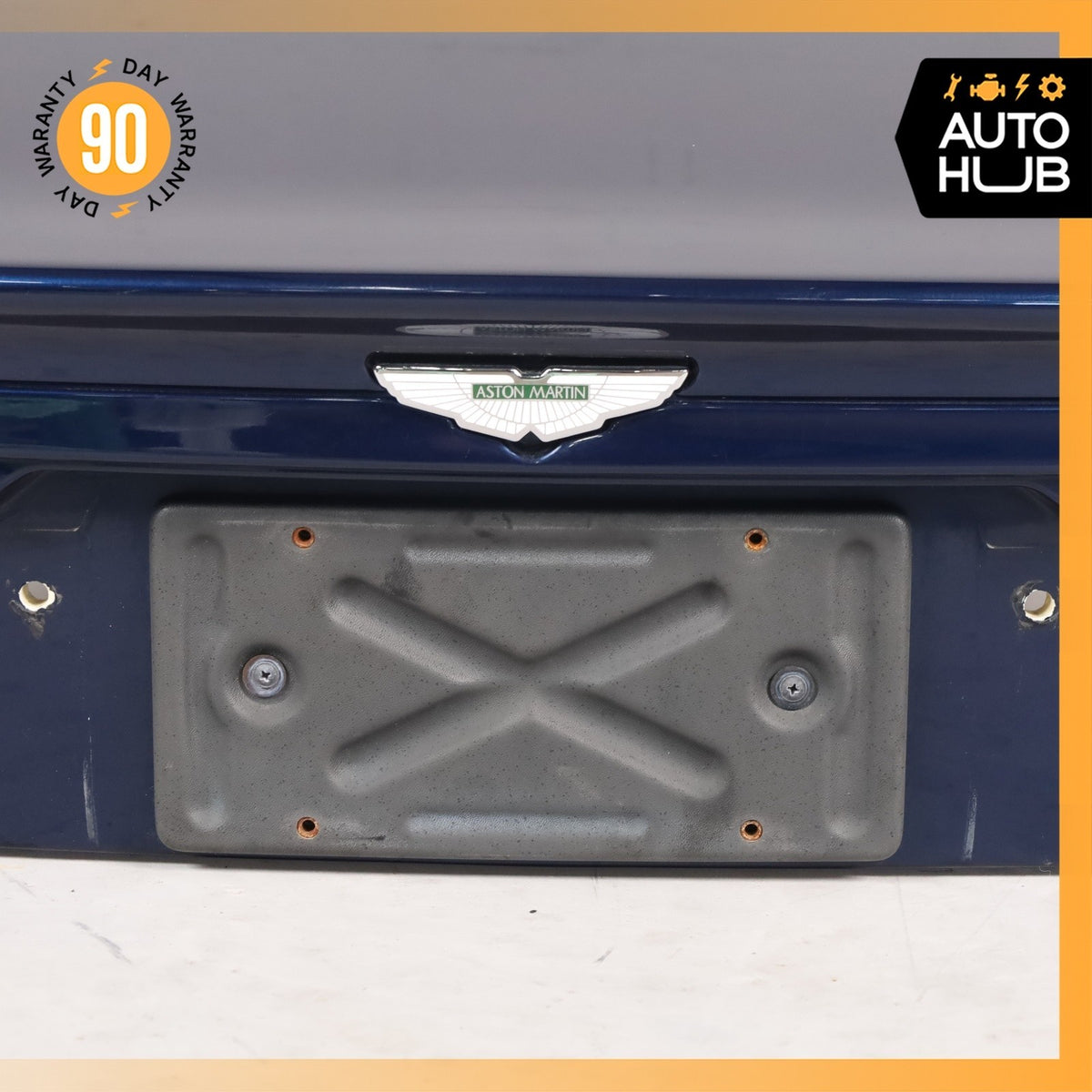 00-04 Aston Martin DB7 Vantage Convertible Trunk Lid Panel Assembly Blue OEM 38k - photo 3