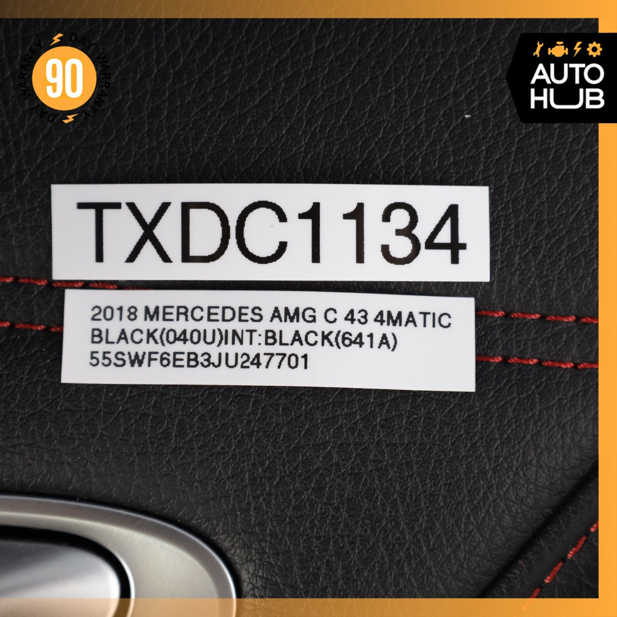 15-21 Mercedes W205 C43 AMG C350e C400 Rear Left Side Interior Door Panel OEM - photo 15