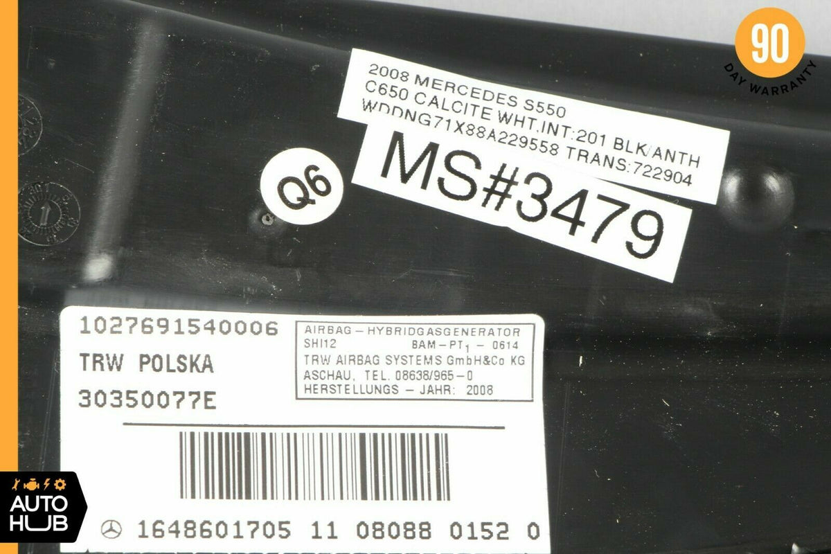 Mercedes W221 S550 CL550 R350 ML350 Front Left Driver Side Seat Airbag SRS OEM - photo 9