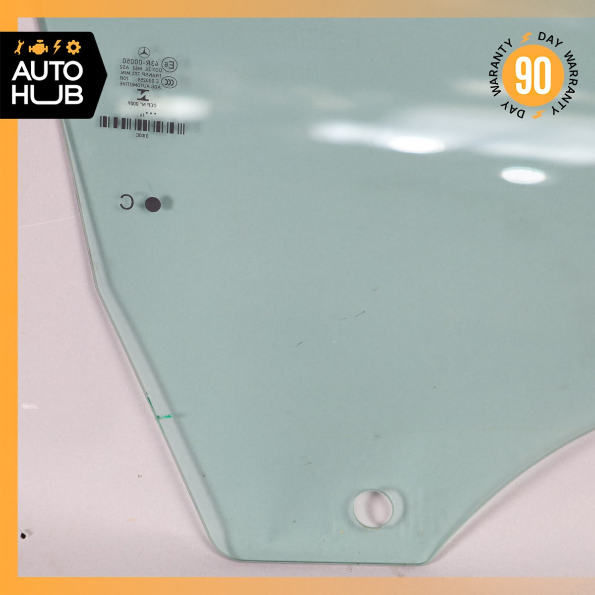 14-17 Mercedes W207 E350 E550 Coupe Front Left Driver Side Window Glass OEM - photo 18