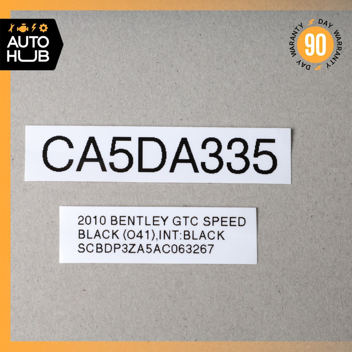 03-18 Bentley Continental GTC GT Turbocharger Coolant Pump w/ Breather Hose OEM - photo 14