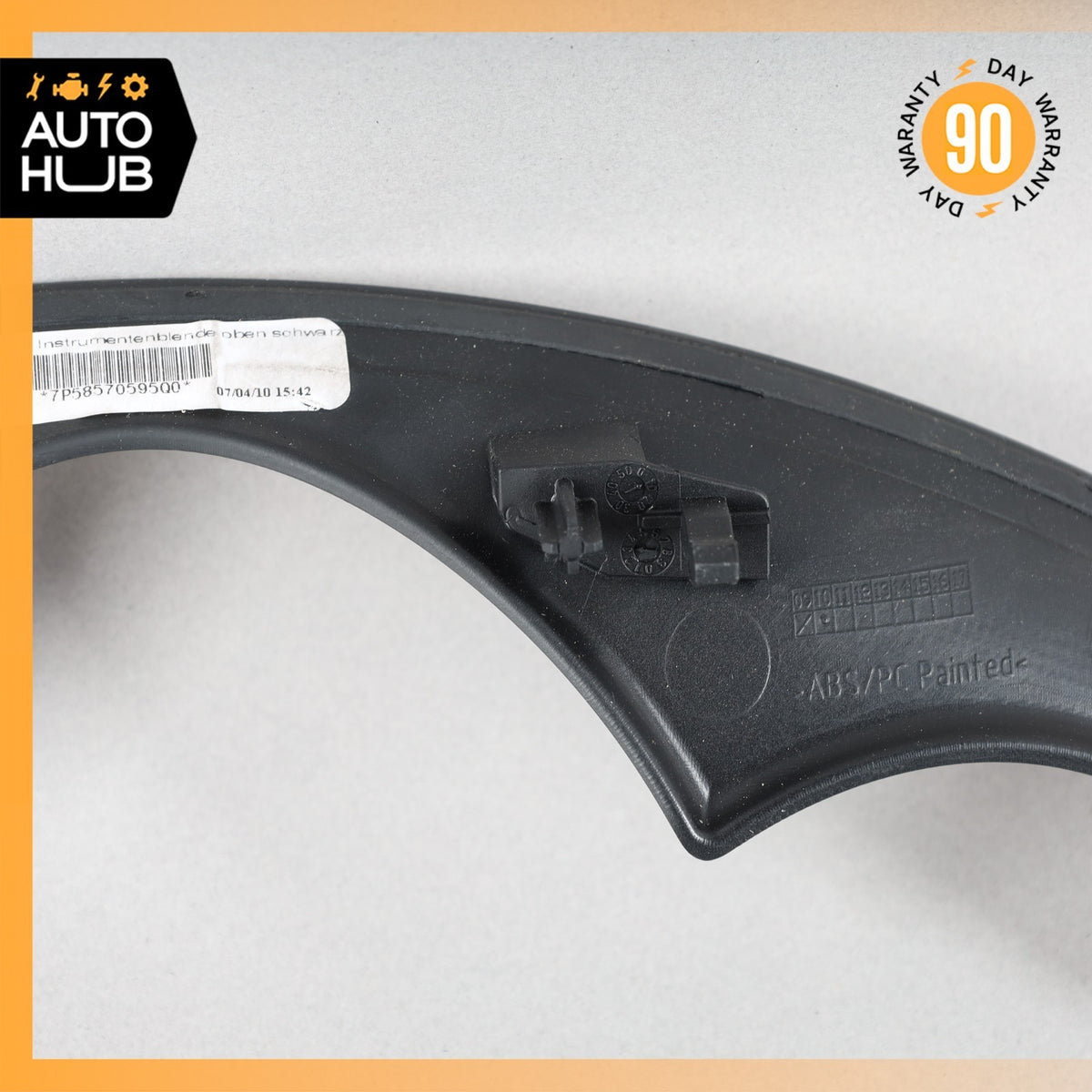 11-18 Porsche Cayenne 958 Dashboard Instrument Cluster Upper Bezel Black OEM - photo 9