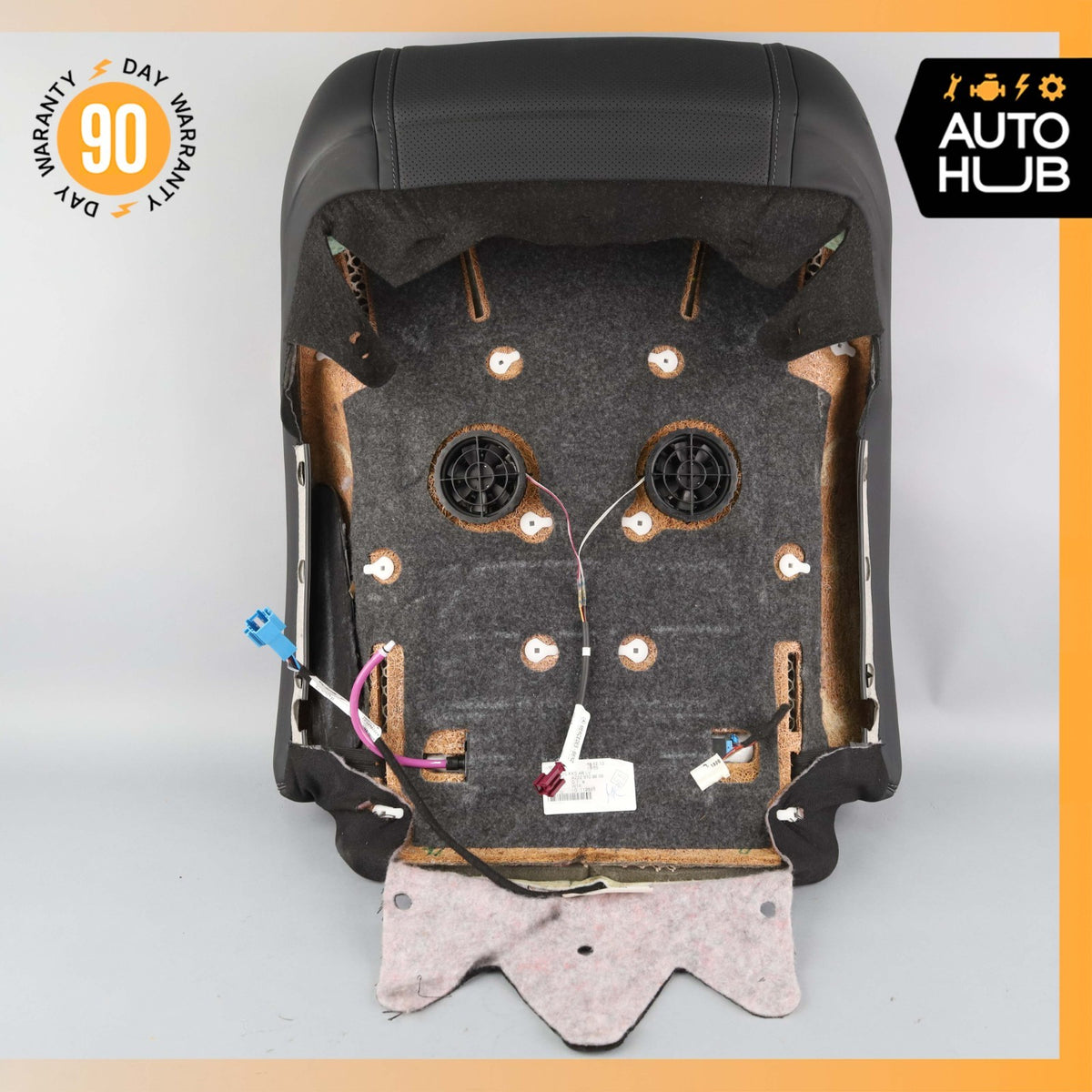 Mercedes W222 S63 AMG Front Left Seat Upper Back Cushion Exclusive Black OEM - photo 8