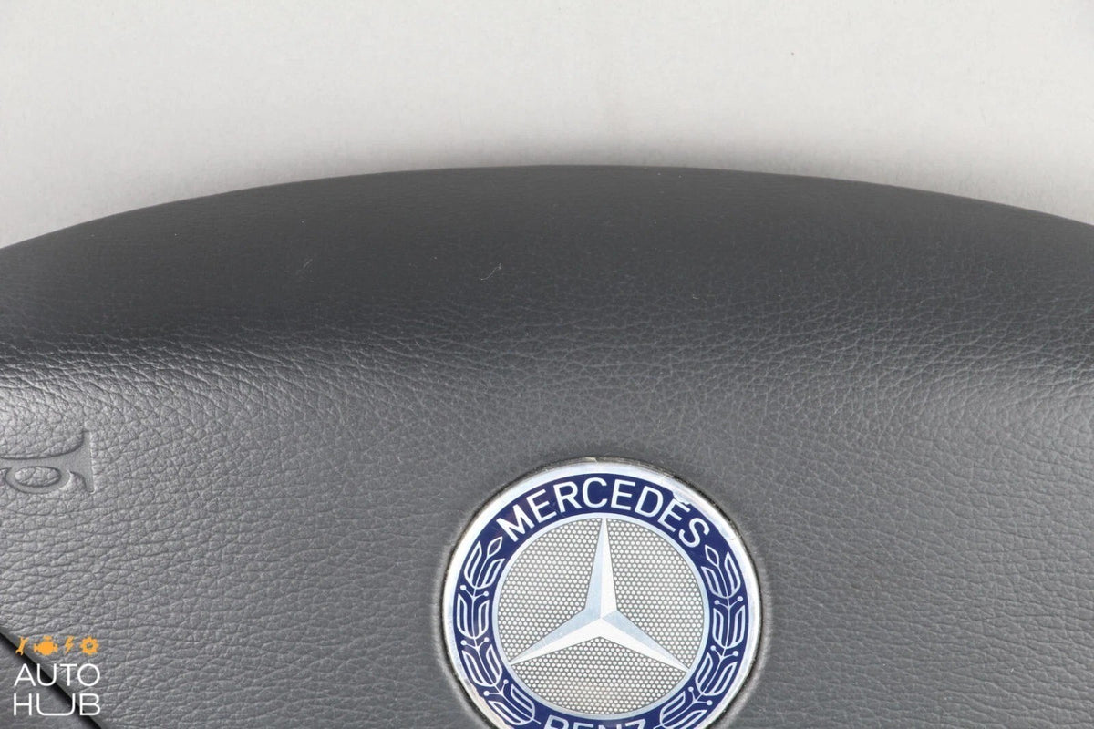 01-04 Mercedes R170 SLK320 SL500 Driver Steering Wheel Air Bag Airbag Black OEM - photo 3