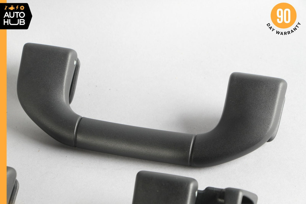08-18 Mercedes W212 E350 C300 Roof Overhead Interior Safety Handle Set Black OEM - photo 2