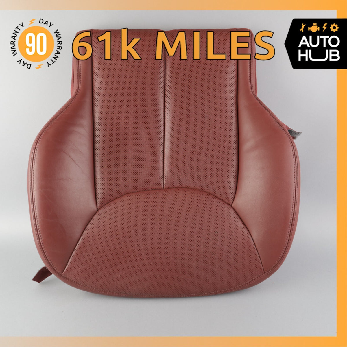 07-08 Mercedes R230 SL550 Right Side Lower Bottom Seat Cushion Nappa OEM 61k - photo 1