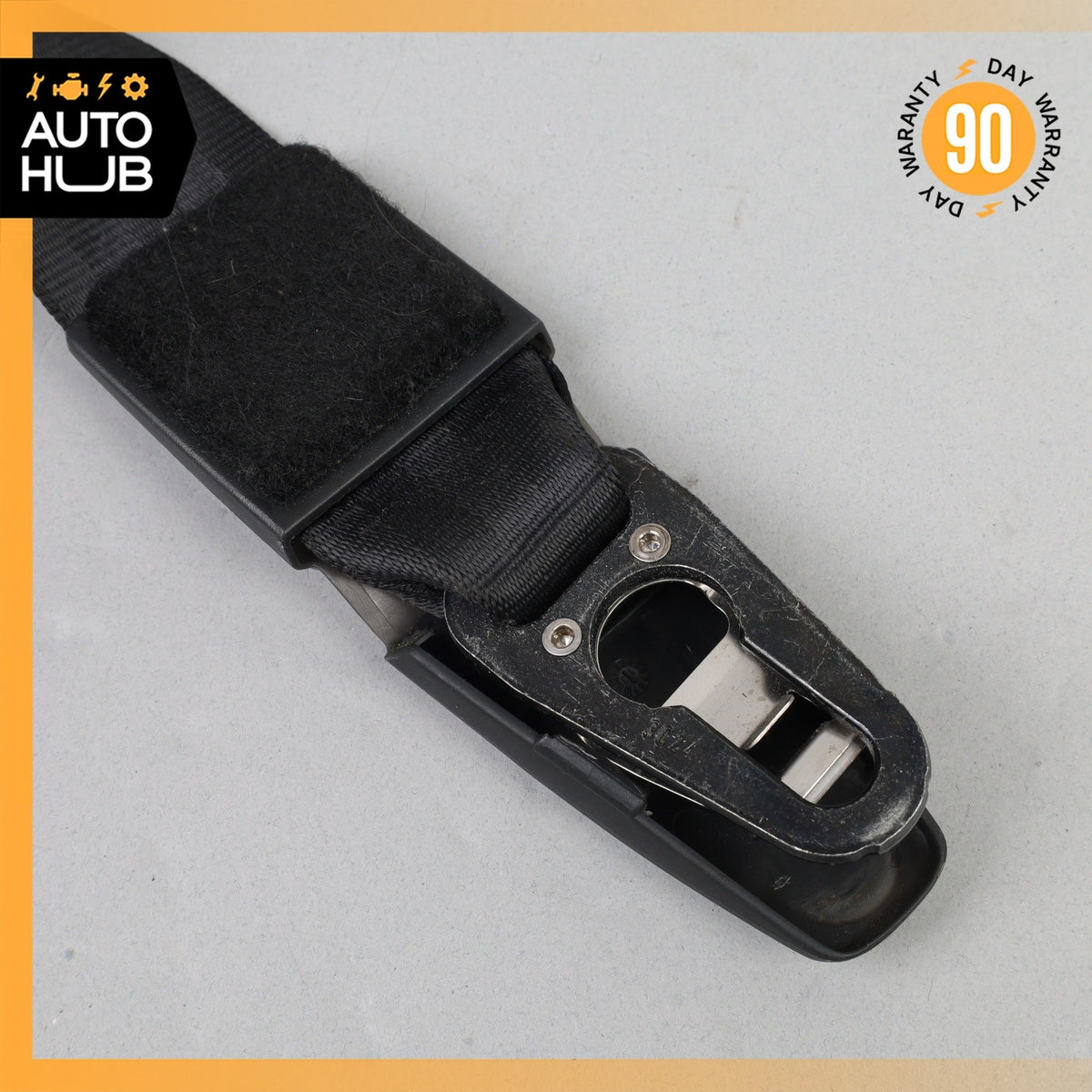 11-18 Porsche Cayenne 958 Front Left Driver Side Seat Belt Black OEM - photo 3