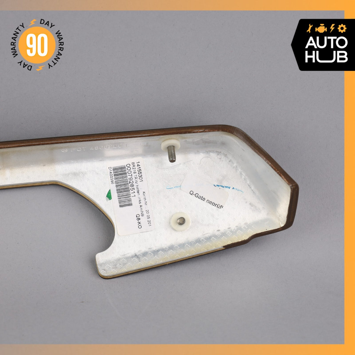 07-14 Mercedes W216 CL550 CL63 Rear Left Driver Side Door Panel Trim Wood OEM - photo 9