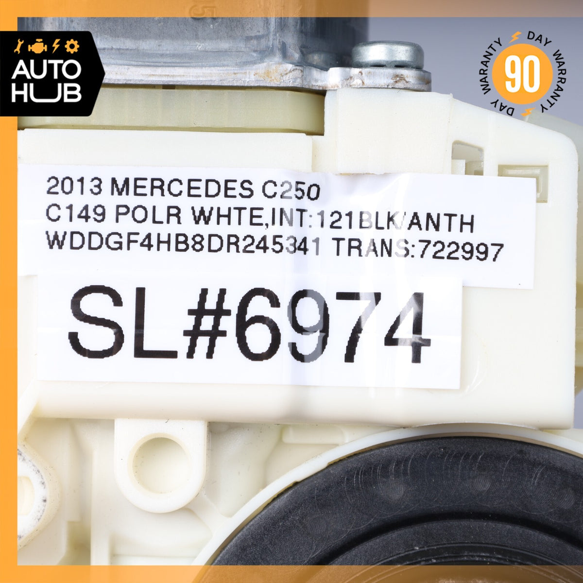 08-16 Mercedes W204 C250 C300 GLK350 Rear Left Door Window Regulator Motor OEM - photo 12