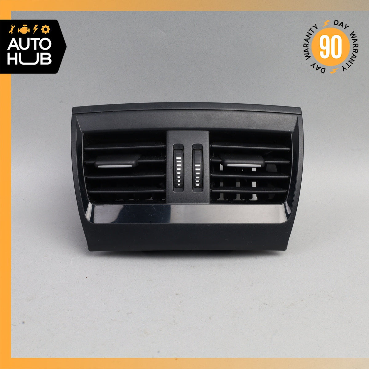 14-18 BMW F15 X5 Rear Center Console Air Vent Trim Bezel 64229252012 OEM - photo 1