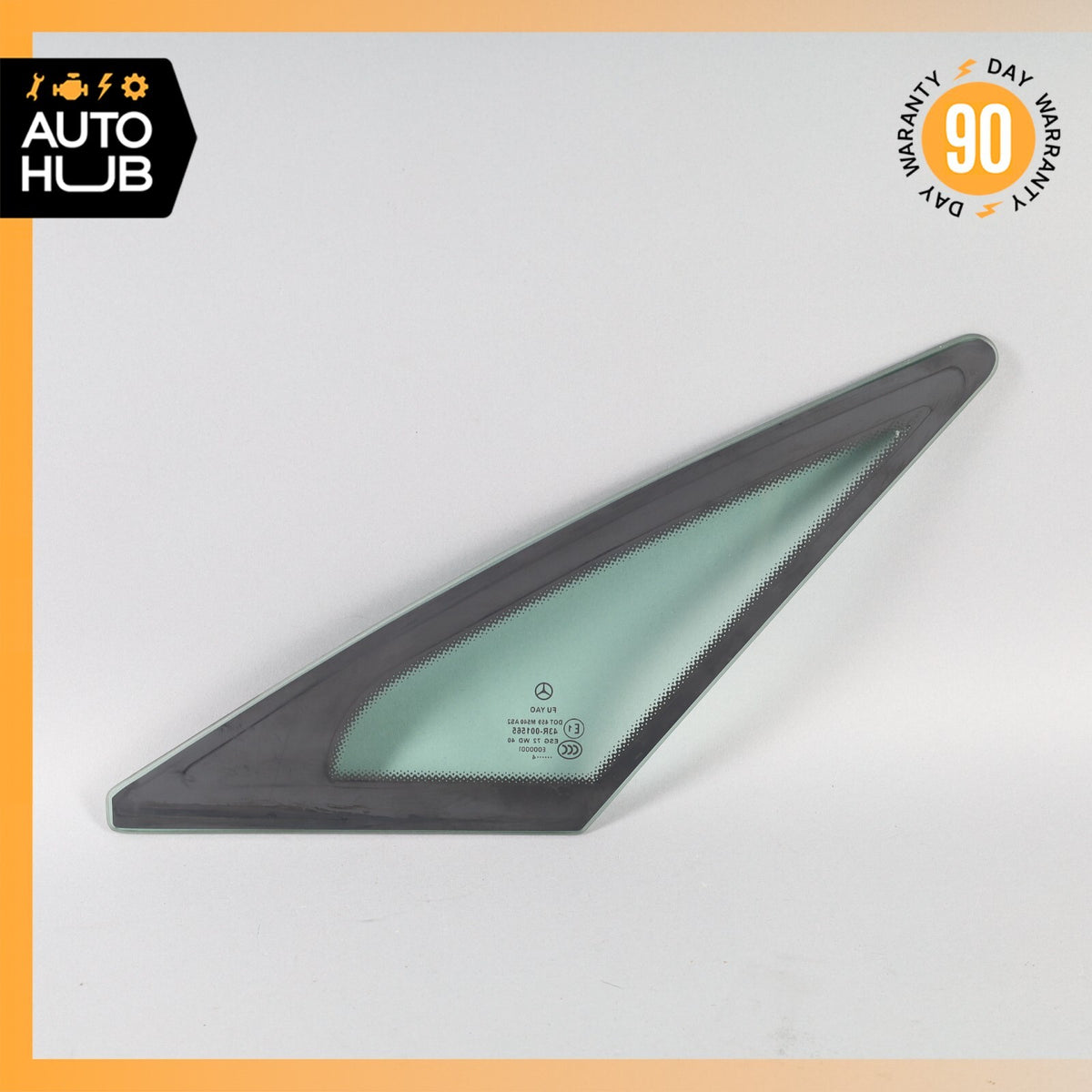 10-17 Mercedes W207 E350 E400 Coupe Rear Left Driver Quarter Window Glass OEM - photo 6