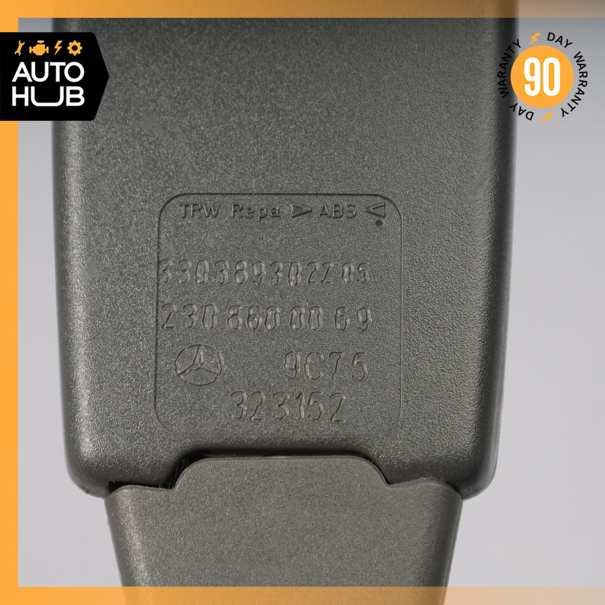 03-08 Mercedes R230 SL500 SL55 AMG SL550 Left or Right Seat Belt Buckle OEM - photo 11