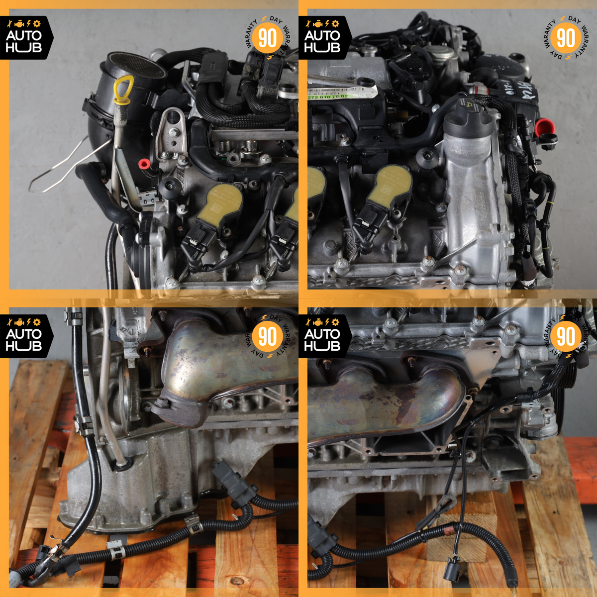 05-11 Mercedes W211 E350 CLK350 RWD Engine Motor 3.5L V6 M272 272.964 OEM 112k - photo 15