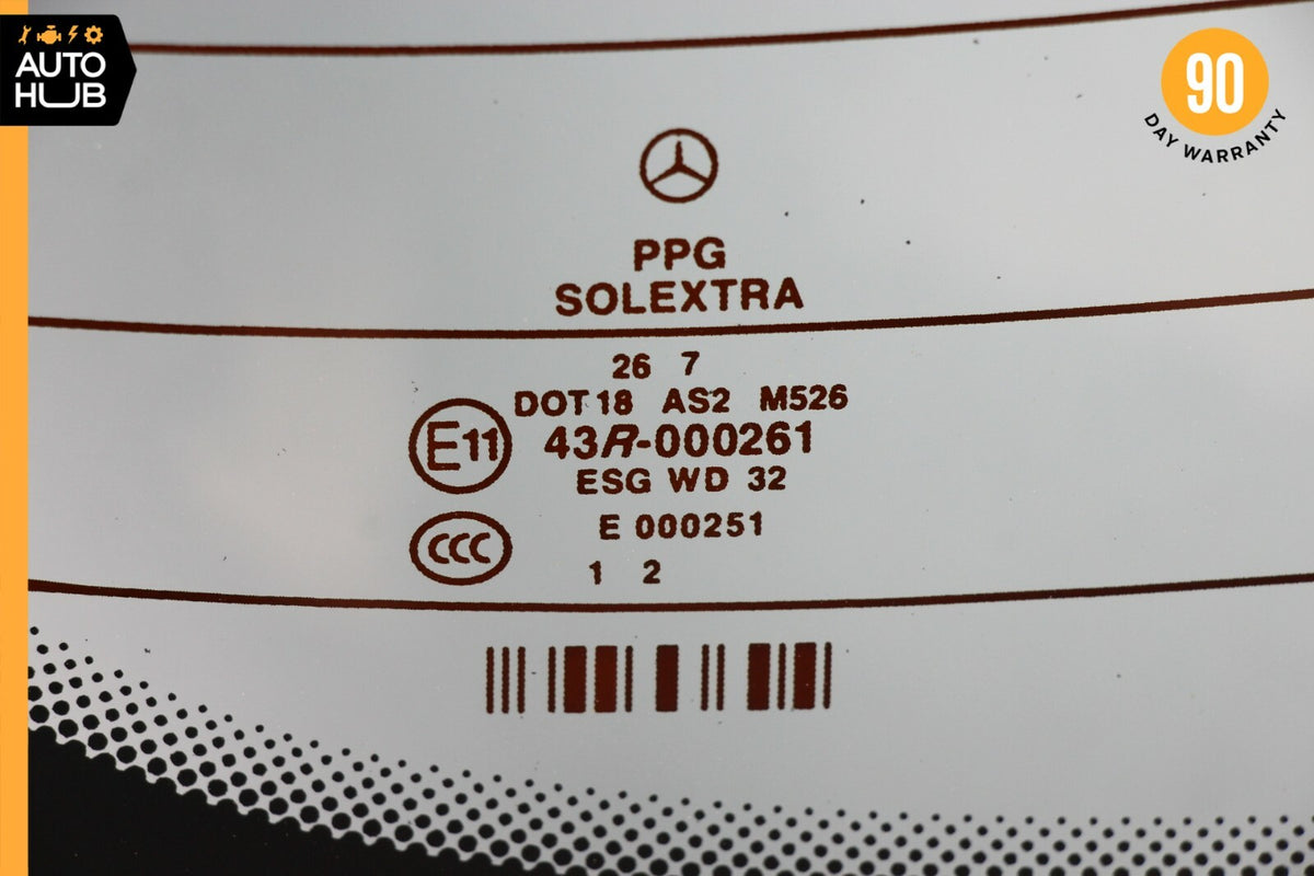 07-09 Mercedes W211 E350 E550 E320 Sedan Rear Windshield Window Glass OEM - photo 11