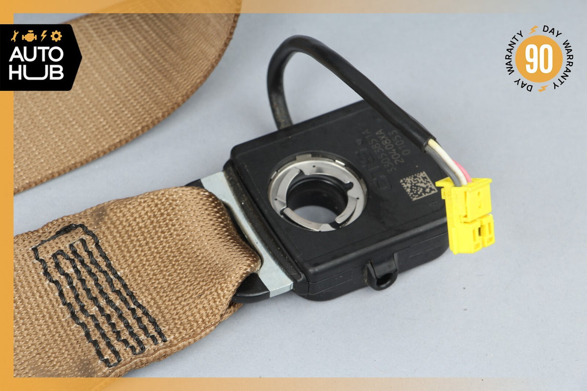 07-10 Mercedes W221 S550 S400 Seat Belt Front Right Side Brown 2218605485 OEM - photo 5
