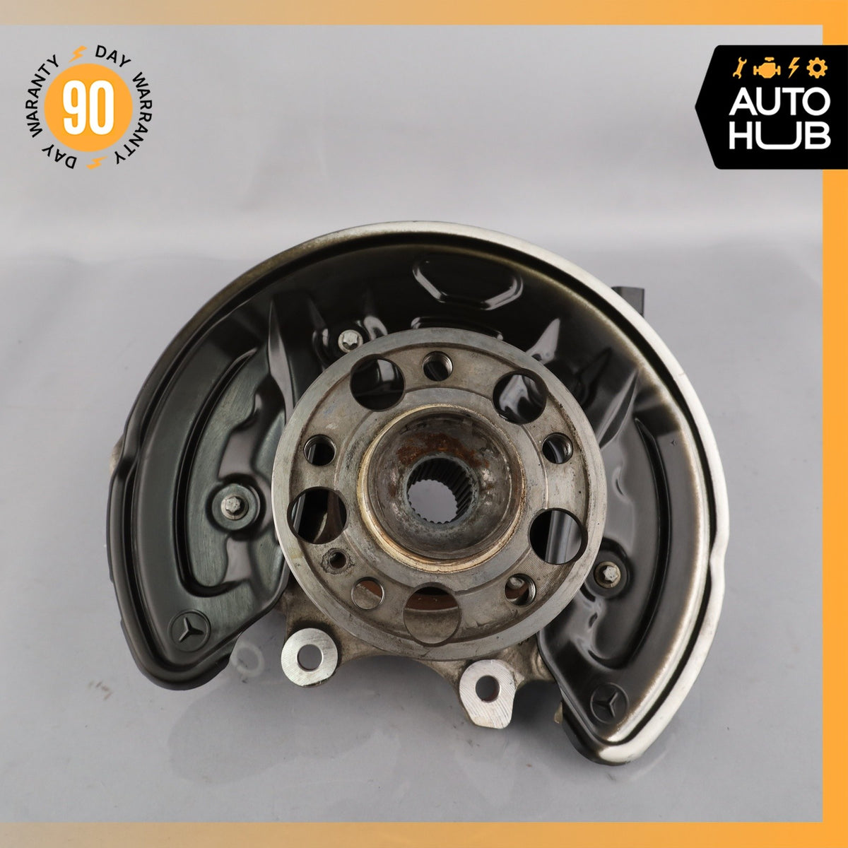 17-20 Mercedes W213 E300 E350 Rear Left Side Spindle Knuckle Hub OEM 84k - photo 2