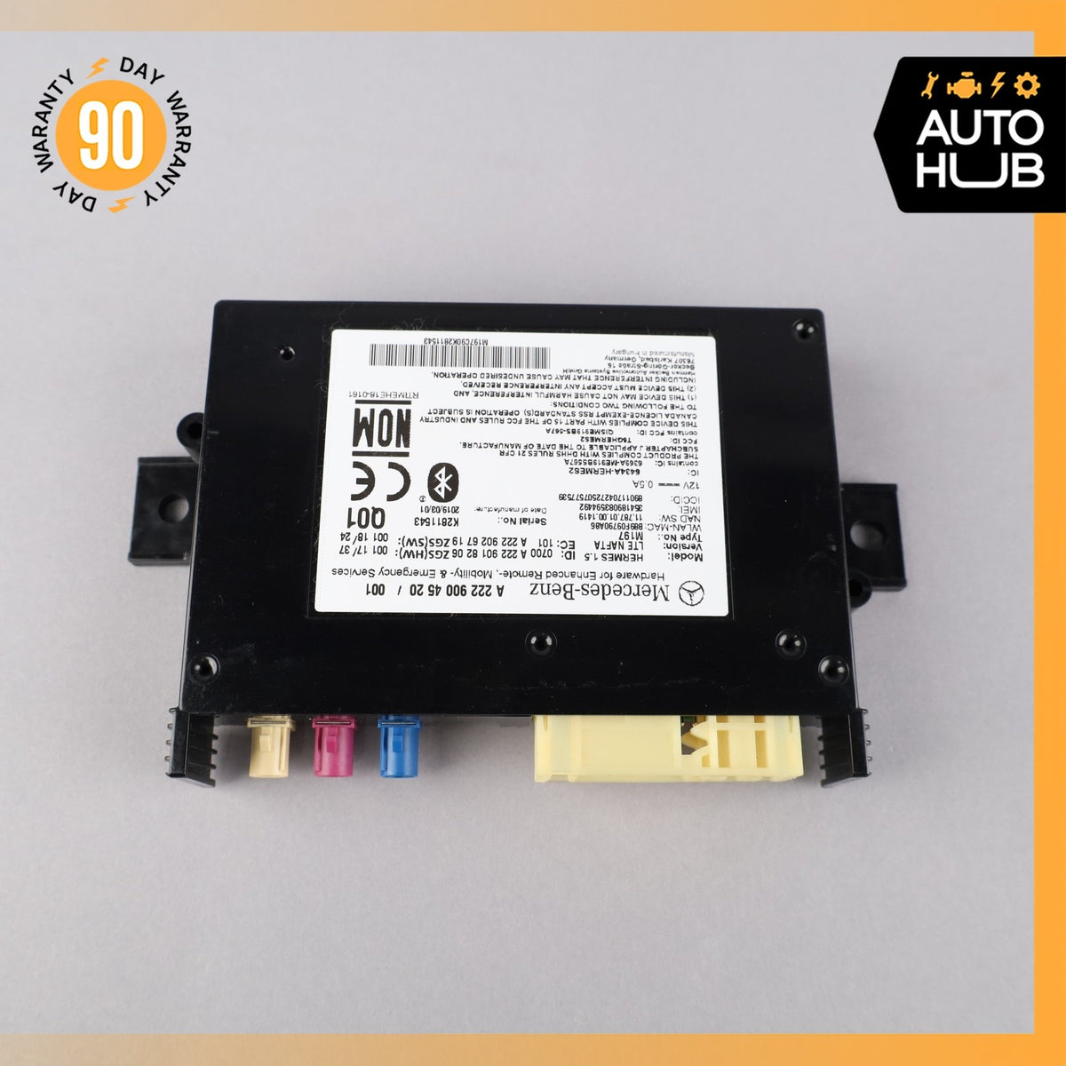 15-23 Mercedes W205 C43 C63 AMG Bluetooth Telematic Control Module OEM - photo 6