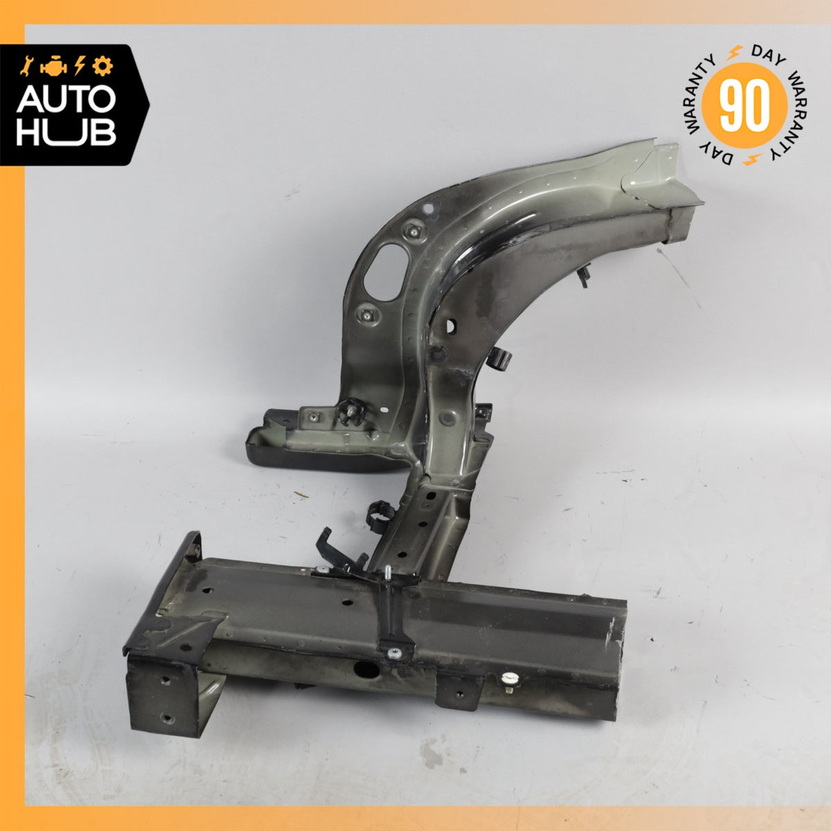 15-18 Porsche Cayenne 958 Front Left Frame Apron w/ Headlight Bracket OEM - photo 15
