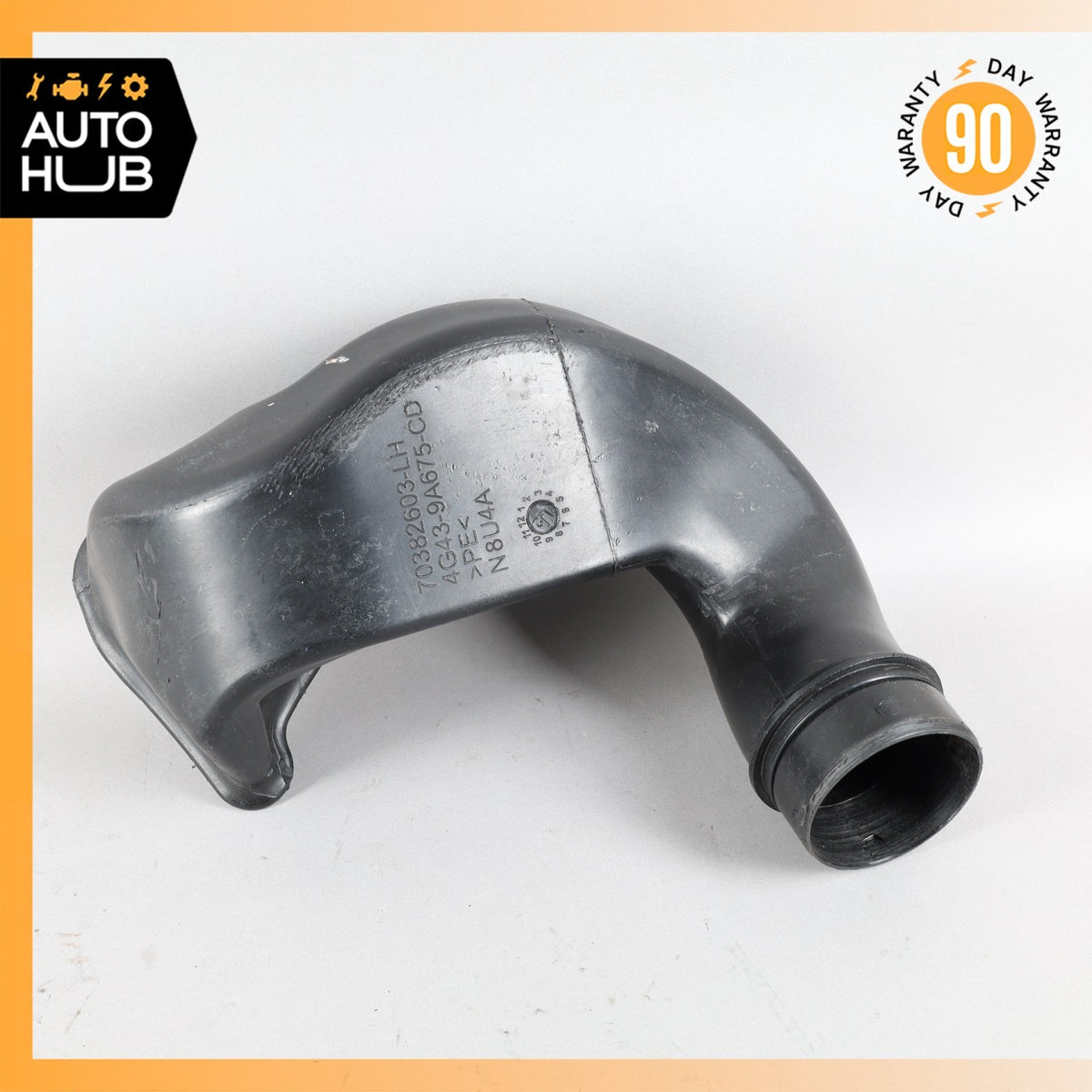 Aston Martin DB9 Air Intake Duct Pipe Hose Left 4G439A675CD OEM 22k - photo 2