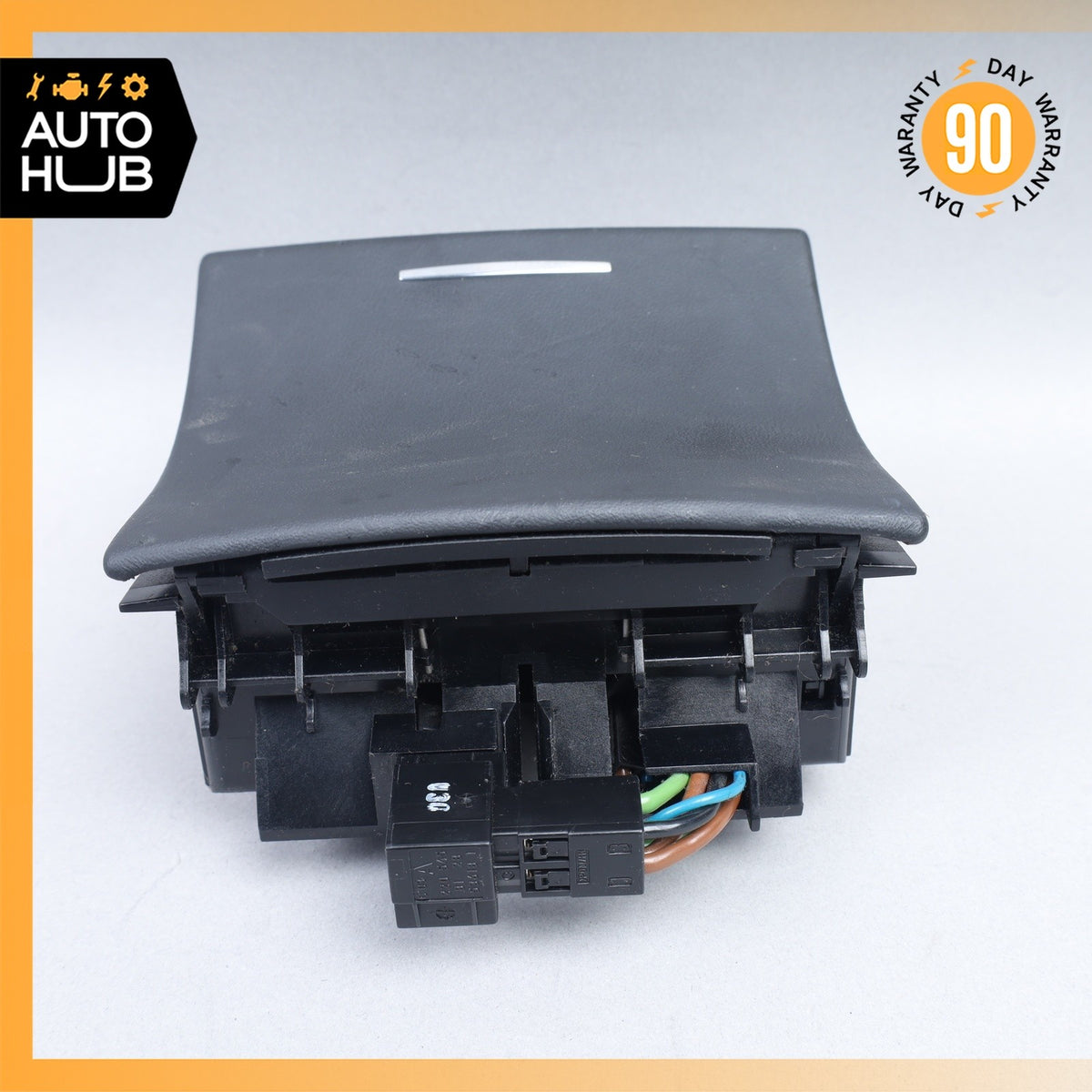 07-09 Mercedes W221 S600 S65 AMG Rear Ashtray Lighter Compartment Black OEM - photo 5