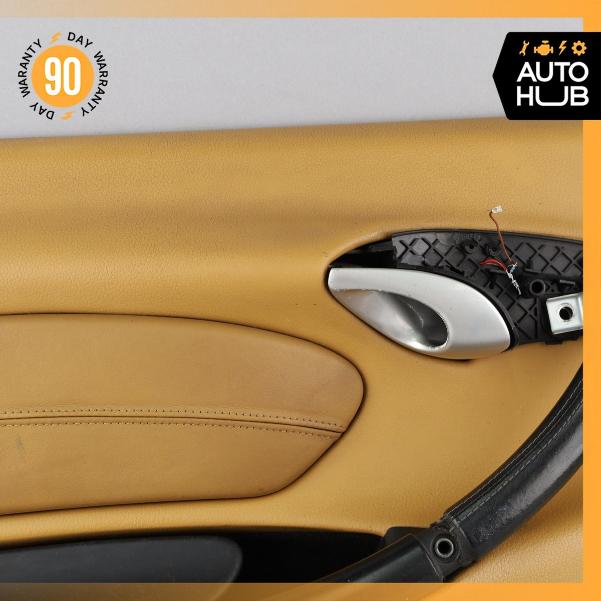 00-04 Porsche Boxster 986 Front Left Side Interior Door Panel Trim Beige OEM - photo 4