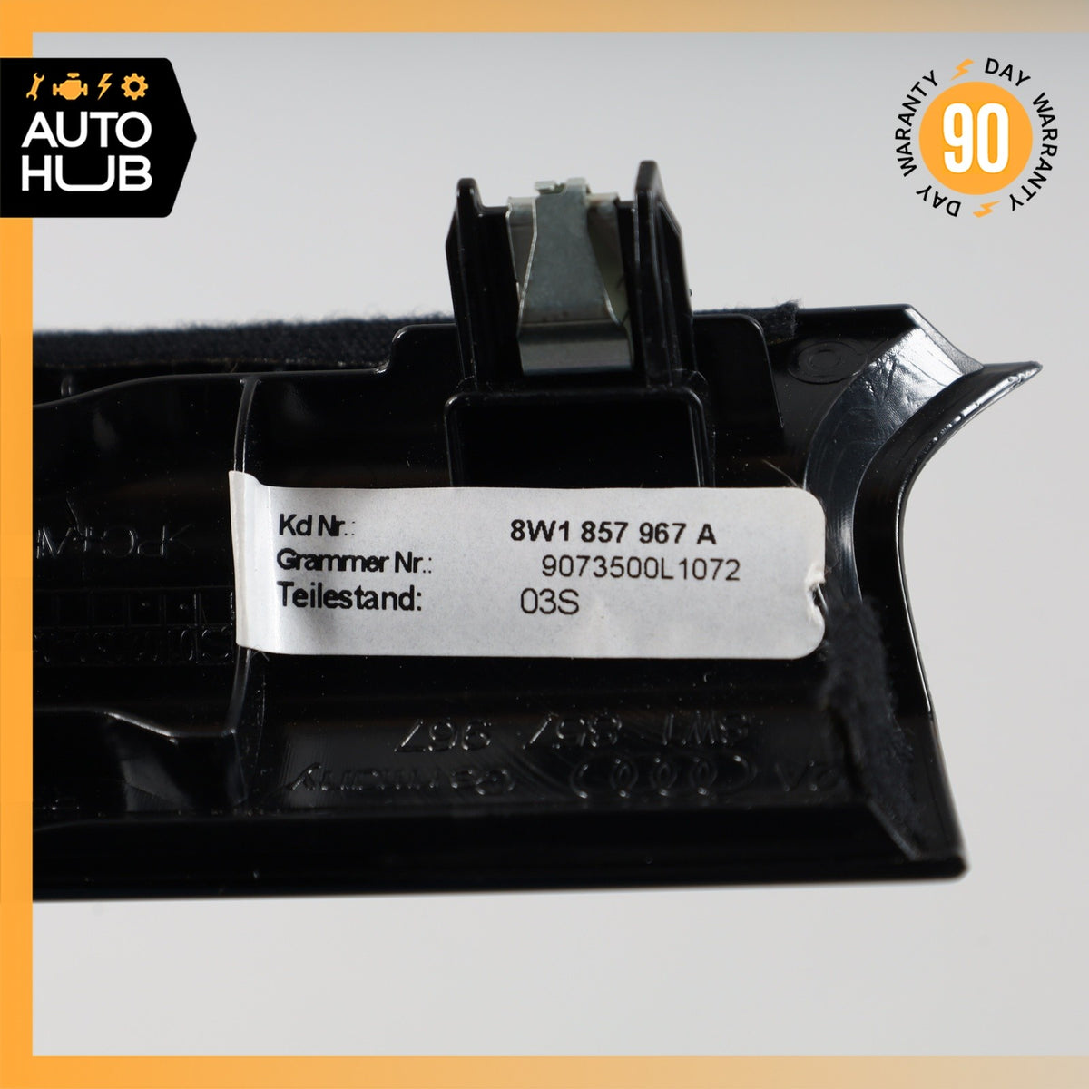 Audi B9 S5 A5 Left Driver Side Dashboard Dash Trim Molding Black OEM - photo 8