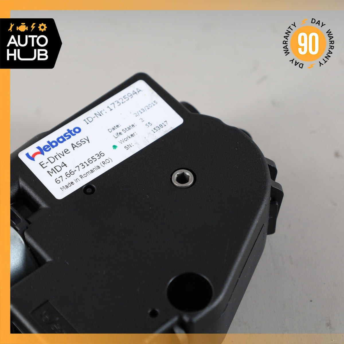 12-18 BMW F34 328i GT 320i 328i 335i M3 Panoramic Sunroof Sun Roof Motor OEM 88k - photo 3