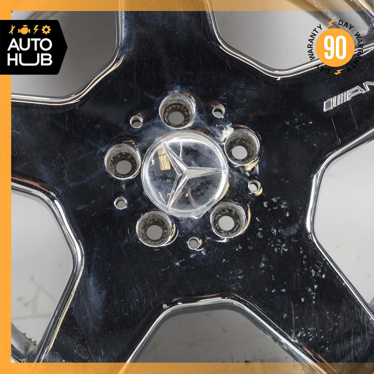 Mercedes W215 CL500 S55 CL55 AMG 8.5 x 18 18" Monoblock Front Wheel Rim OEM - photo 7