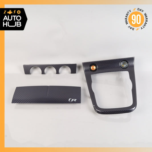 14-20 Jaguar X152 F-Type-R Dashboard Panel & Center Console Trim Set Carbon OEM - photo 1
