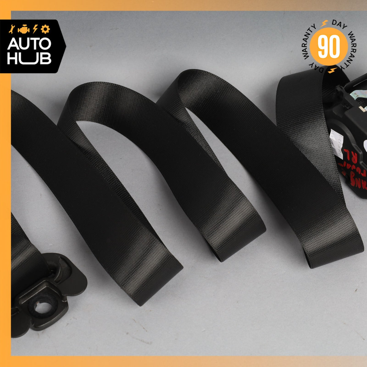10-12 Land Rover Range Rover L322 Rear Left Side Seat Belt Seatbelt OEM 88k - photo 9