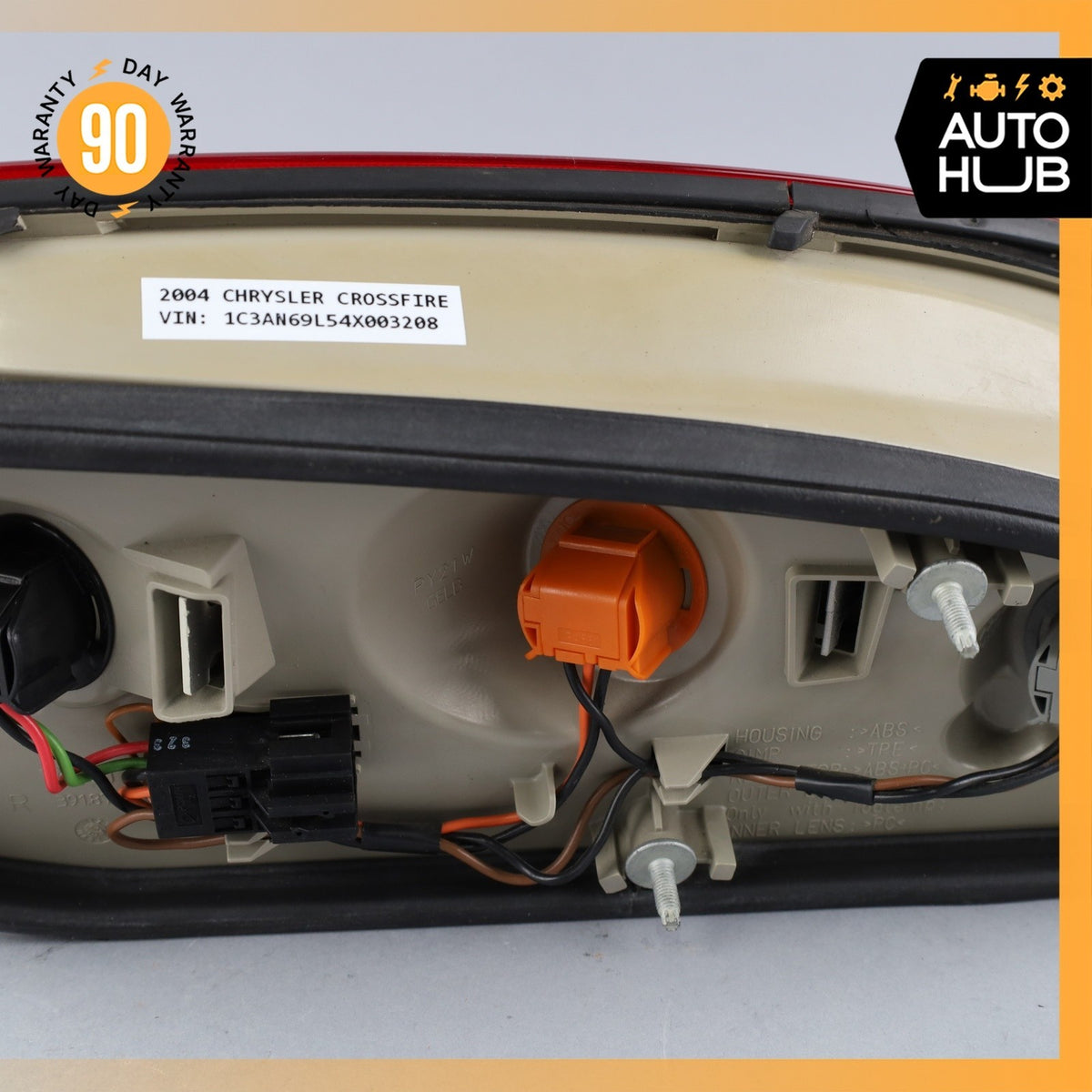 04-08 Chrysler Crossfire Right Side Tail Light Lamp 1938200264 OEM - photo 15