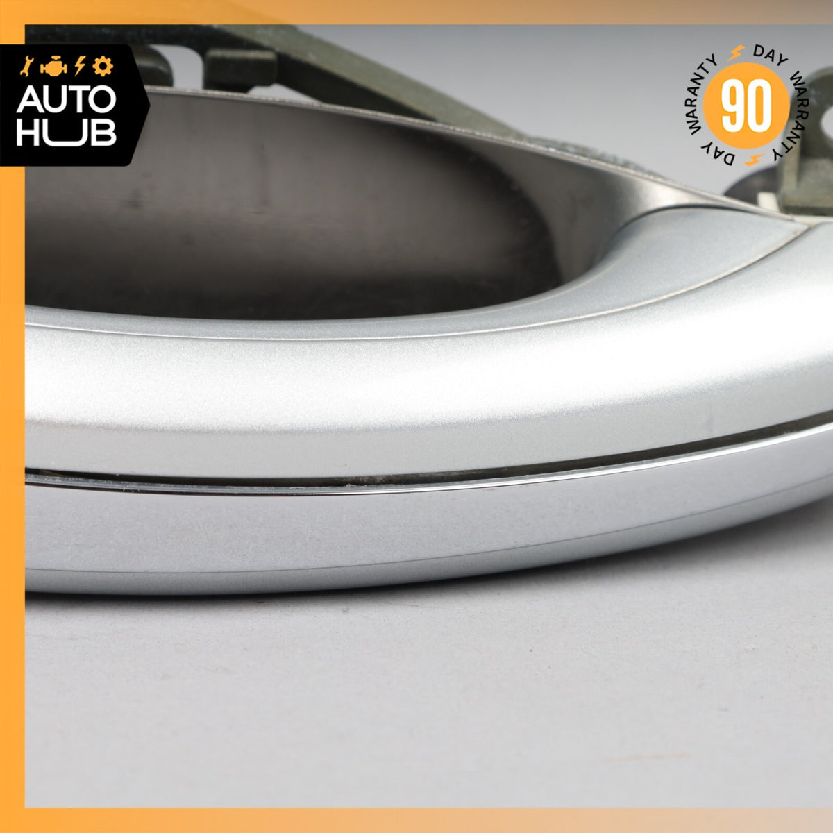 03-13 Bentley Continental GT GTC Right Side Door Handle Keyless Go Silver OEM - photo 3