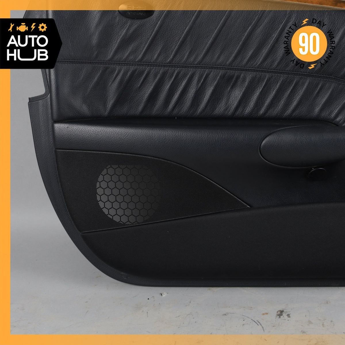 06-09 Mercedes W209 CLK350 CLK500 Door Panel Front Left Side Black OEM - photo 5