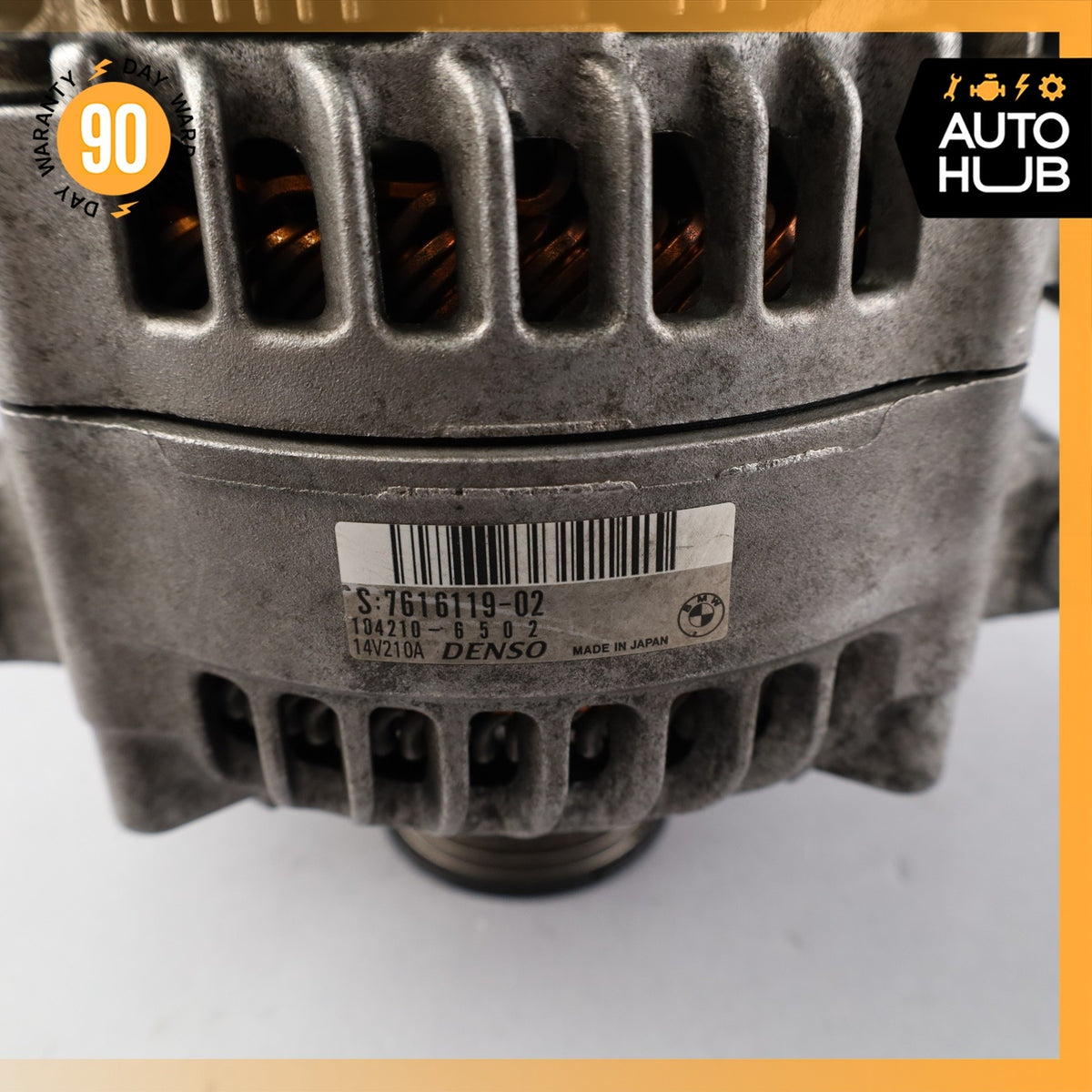 12-19 BMW F15 X5 X6 X3 X4 Engine Motor Generator Alternator 7616119 OEM - photo 9